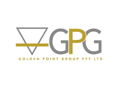 golden point-group logo